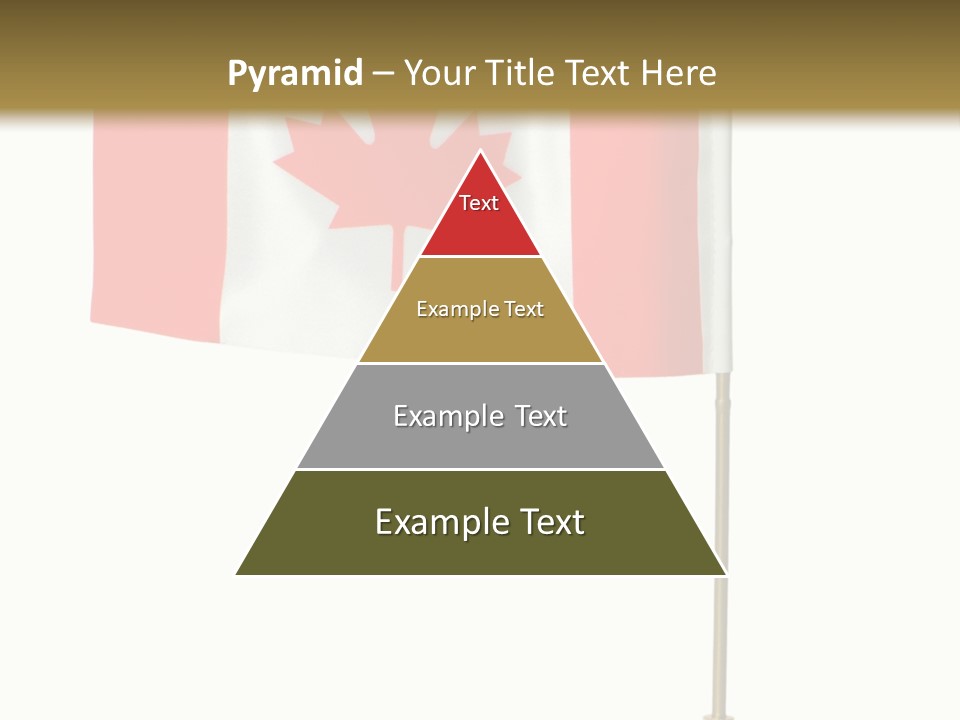 Glory Stand Flag PowerPoint Template