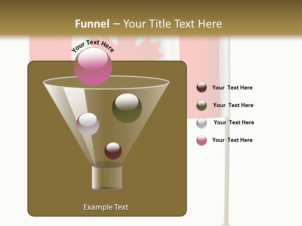 Glory Stand Flag PowerPoint Template