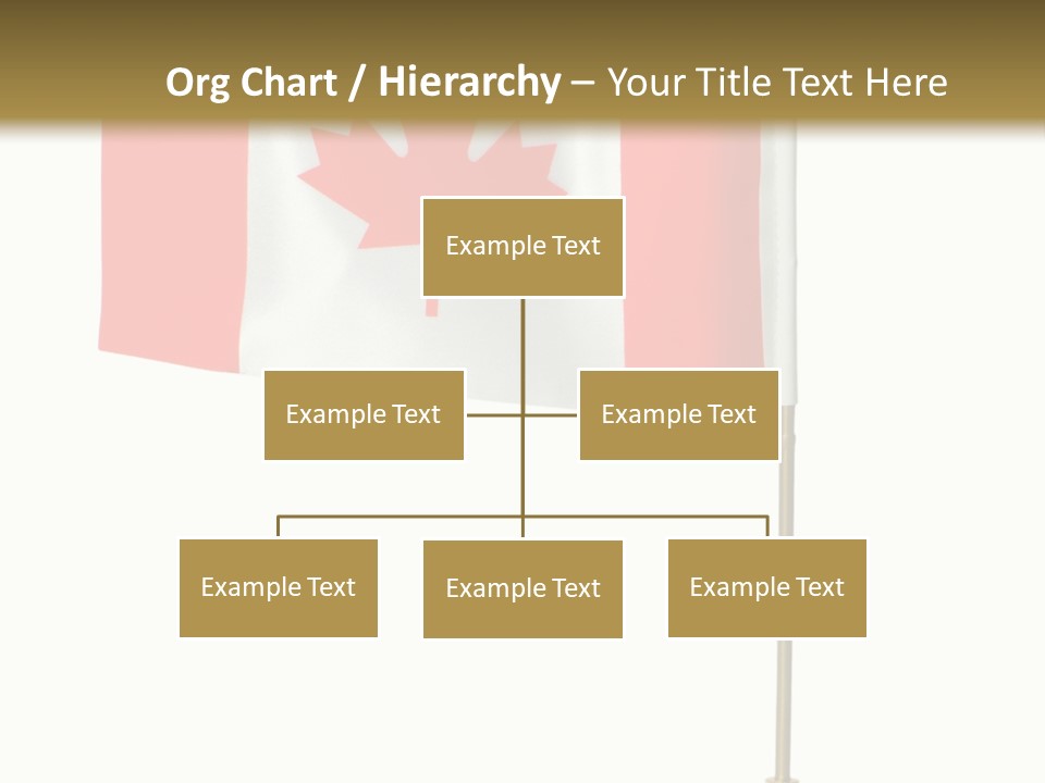 Glory Stand Flag PowerPoint Template