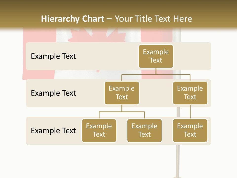 Glory Stand Flag PowerPoint Template