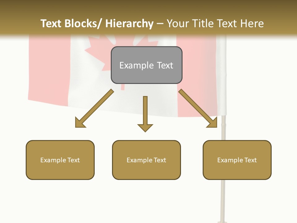 Glory Stand Flag PowerPoint Template