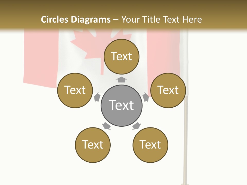 Glory Stand Flag PowerPoint Template