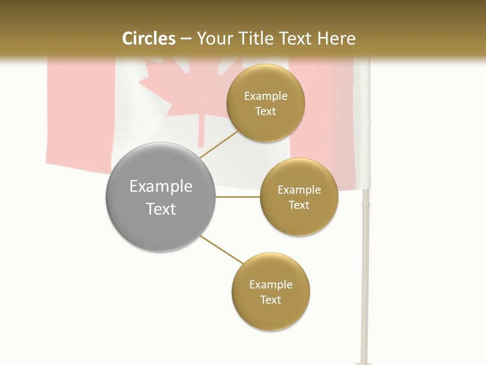 Glory Stand Flag PowerPoint Template