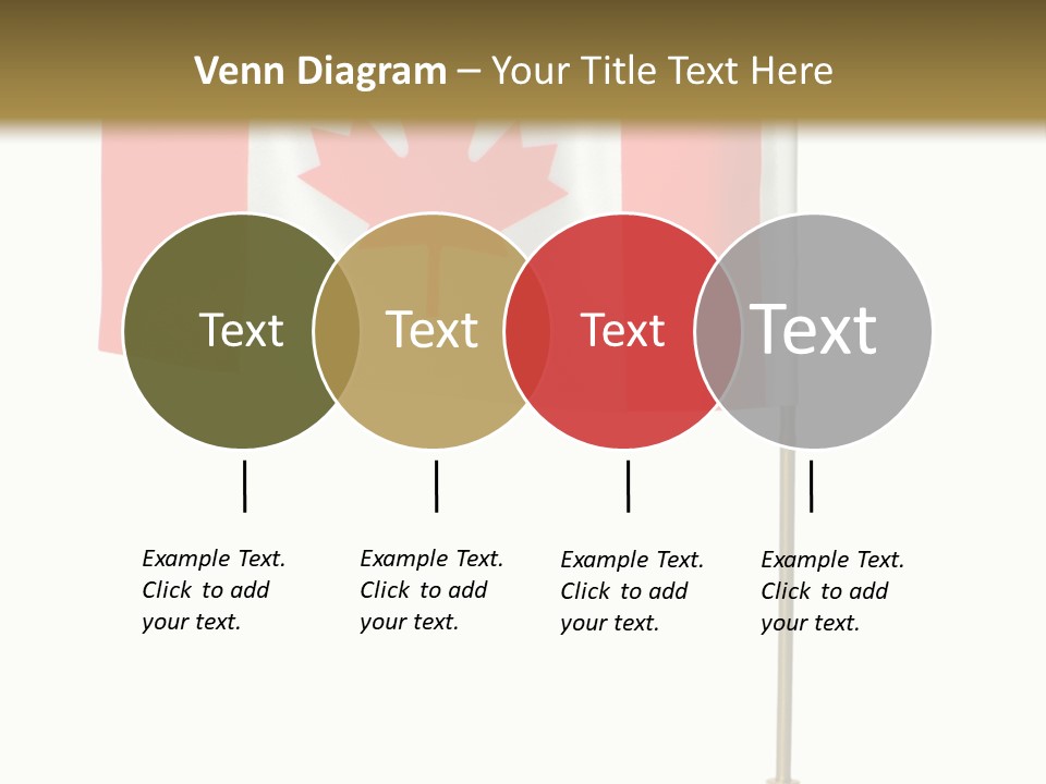Glory Stand Flag PowerPoint Template