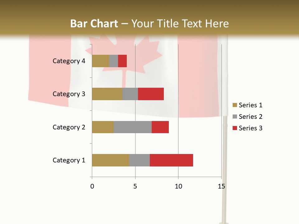 Glory Stand Flag PowerPoint Template
