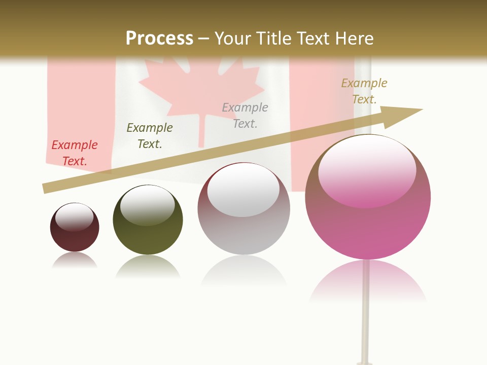 Glory Stand Flag PowerPoint Template