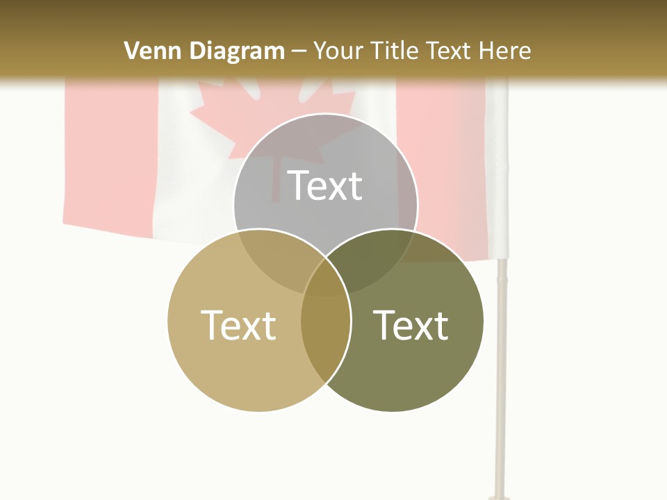 Glory Stand Flag PowerPoint Template