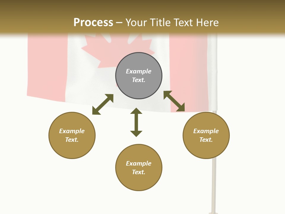 Glory Stand Flag PowerPoint Template