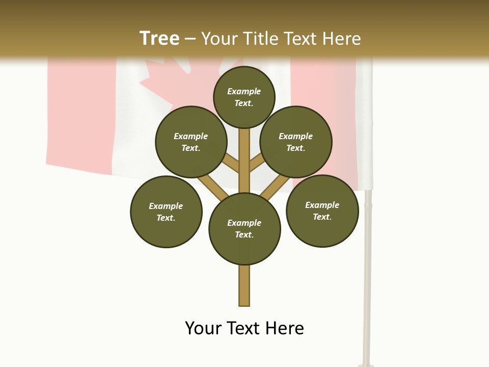 Glory Stand Flag PowerPoint Template