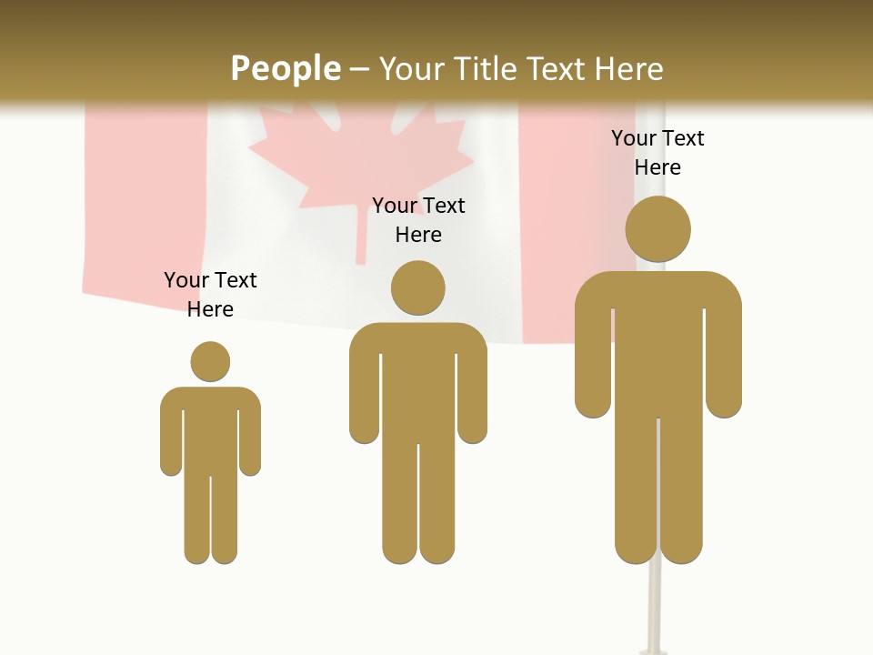 Glory Stand Flag PowerPoint Template