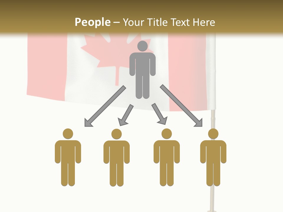 Glory Stand Flag PowerPoint Template