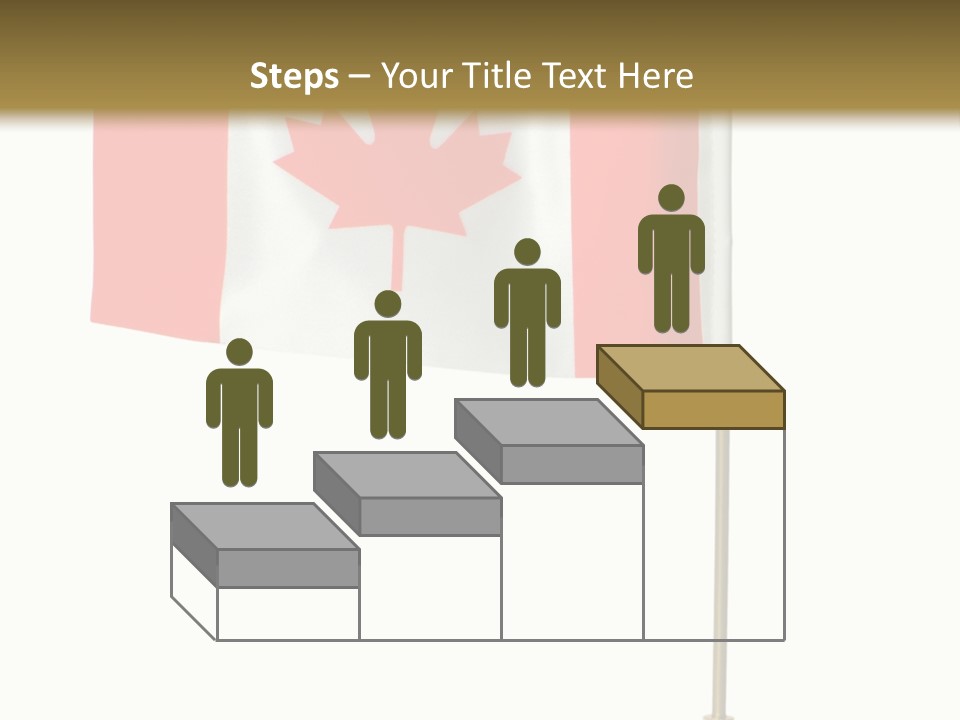 Glory Stand Flag PowerPoint Template