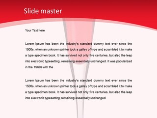 Champagne Summer Cocktail PowerPoint Template