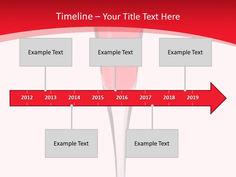 Champagne Summer Cocktail PowerPoint Template