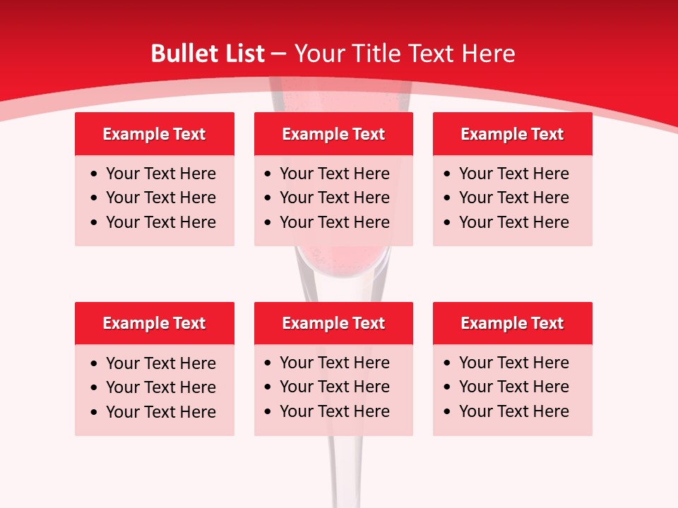 Champagne Summer Cocktail PowerPoint Template