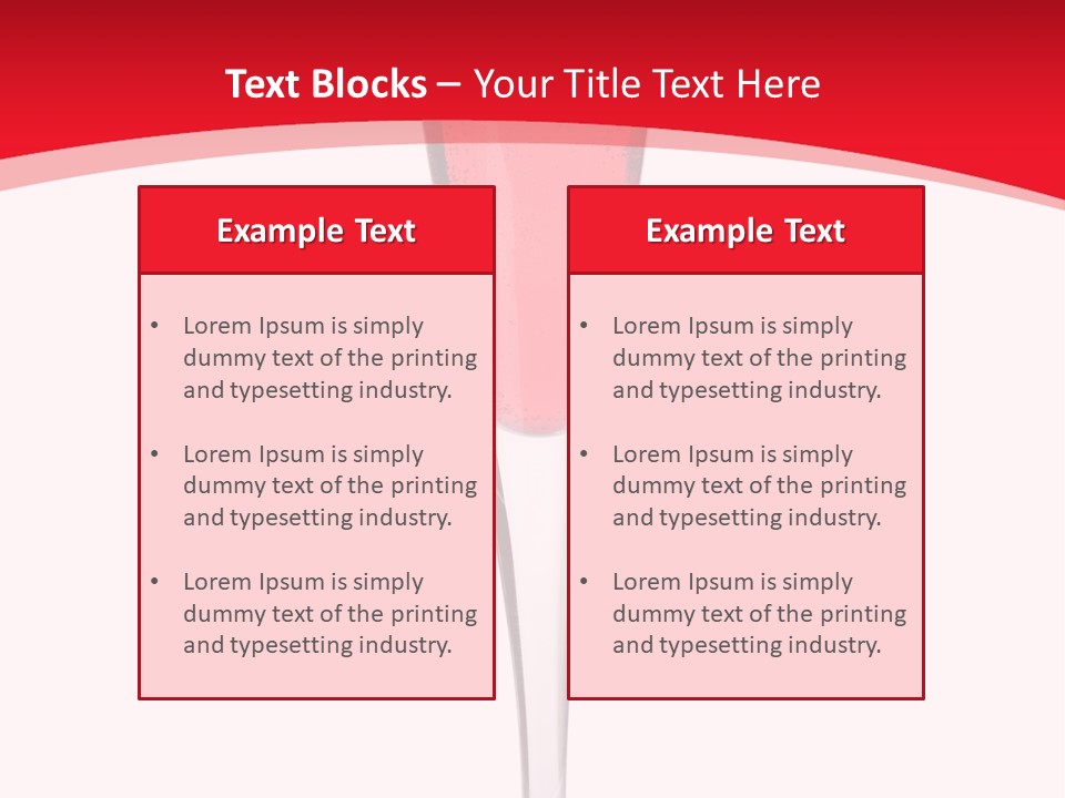 Champagne Summer Cocktail PowerPoint Template