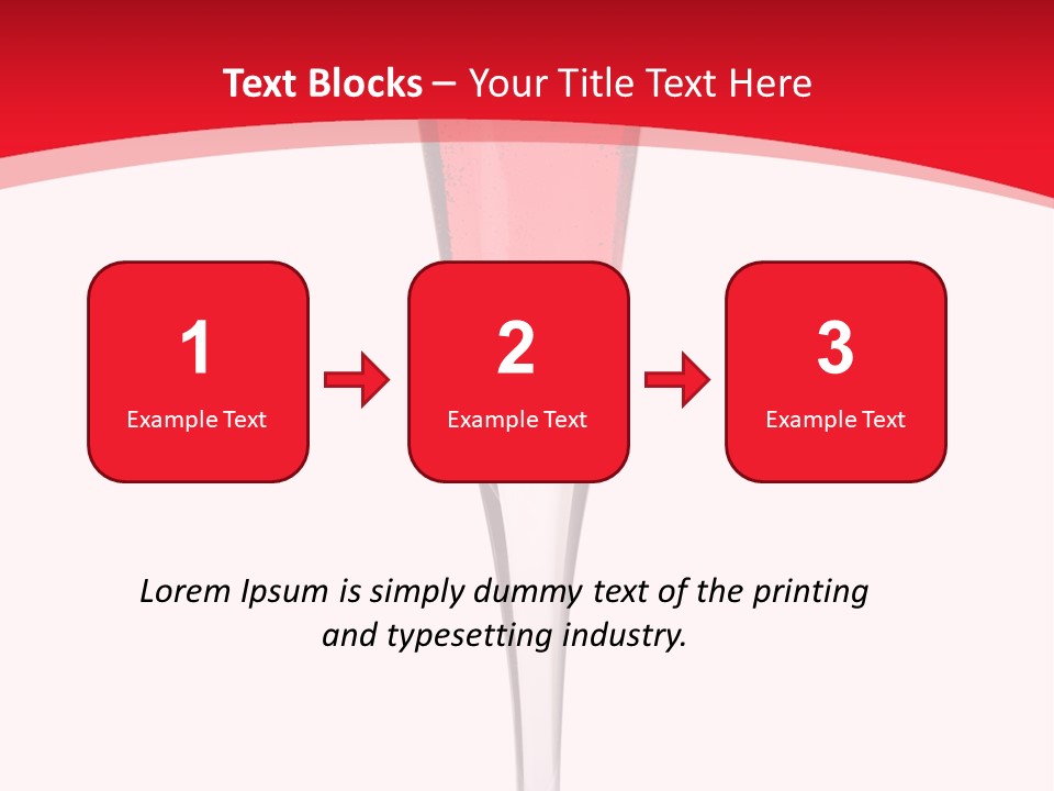 Champagne Summer Cocktail PowerPoint Template
