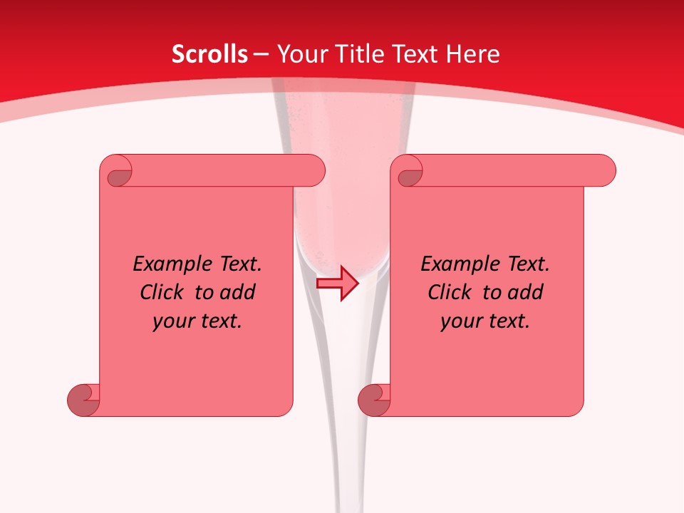 Champagne Summer Cocktail PowerPoint Template