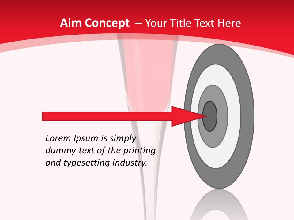 Champagne Summer Cocktail PowerPoint Template