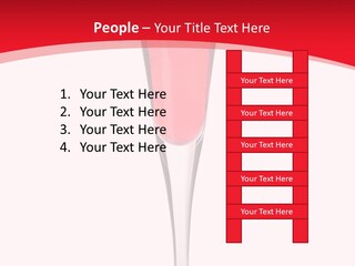 Champagne Summer Cocktail PowerPoint Template