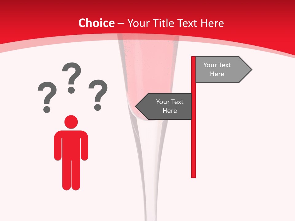 Champagne Summer Cocktail PowerPoint Template