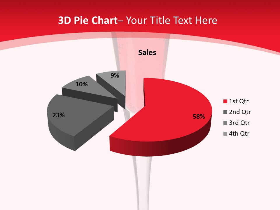 Champagne Summer Cocktail PowerPoint Template