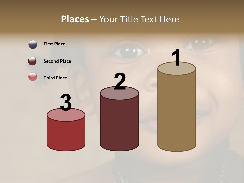 Young Boy Brown PowerPoint Template