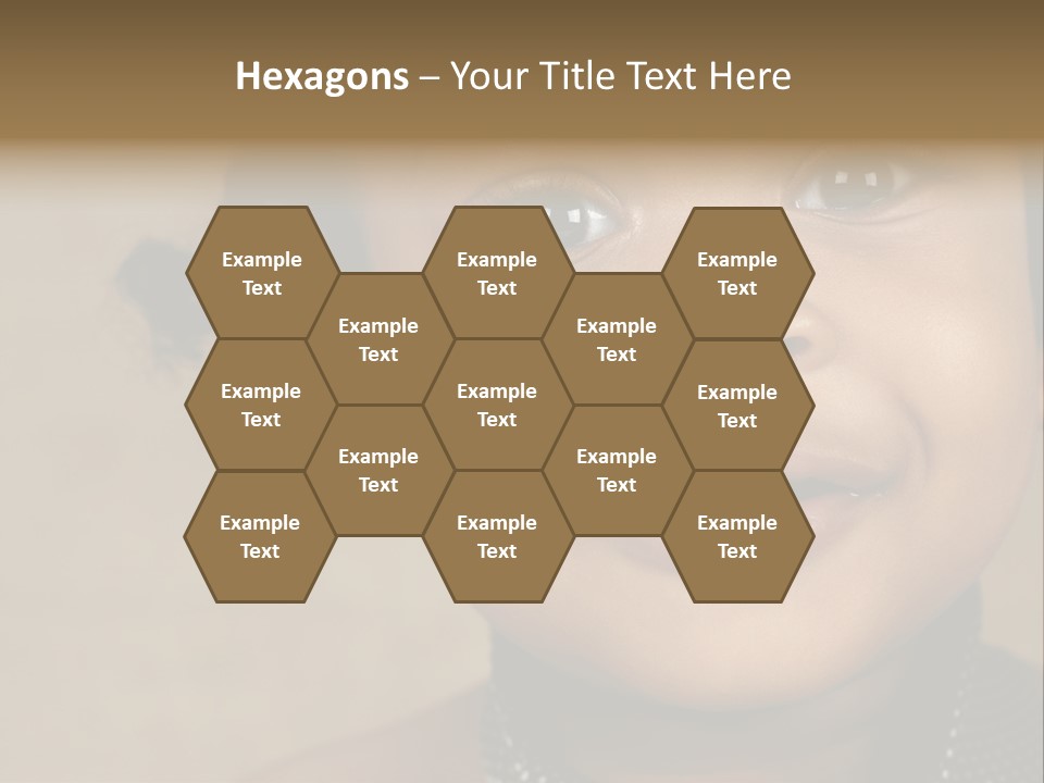 Young Boy Brown PowerPoint Template