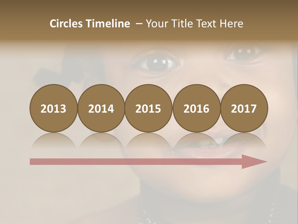 Young Boy Brown PowerPoint Template