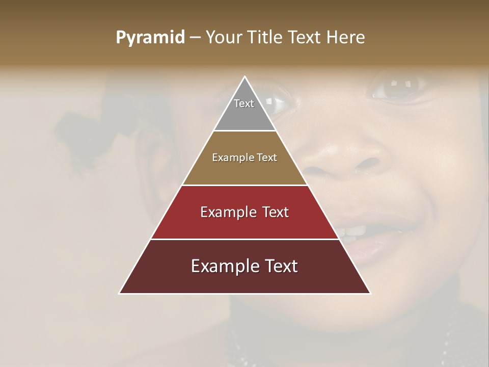 Young Boy Brown PowerPoint Template