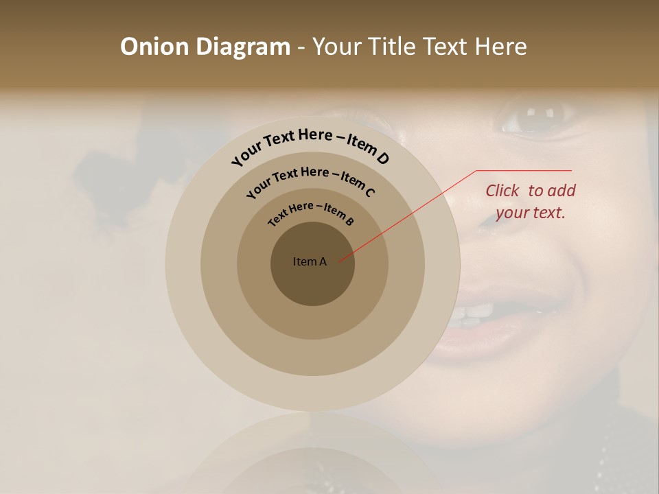 Young Boy Brown PowerPoint Template