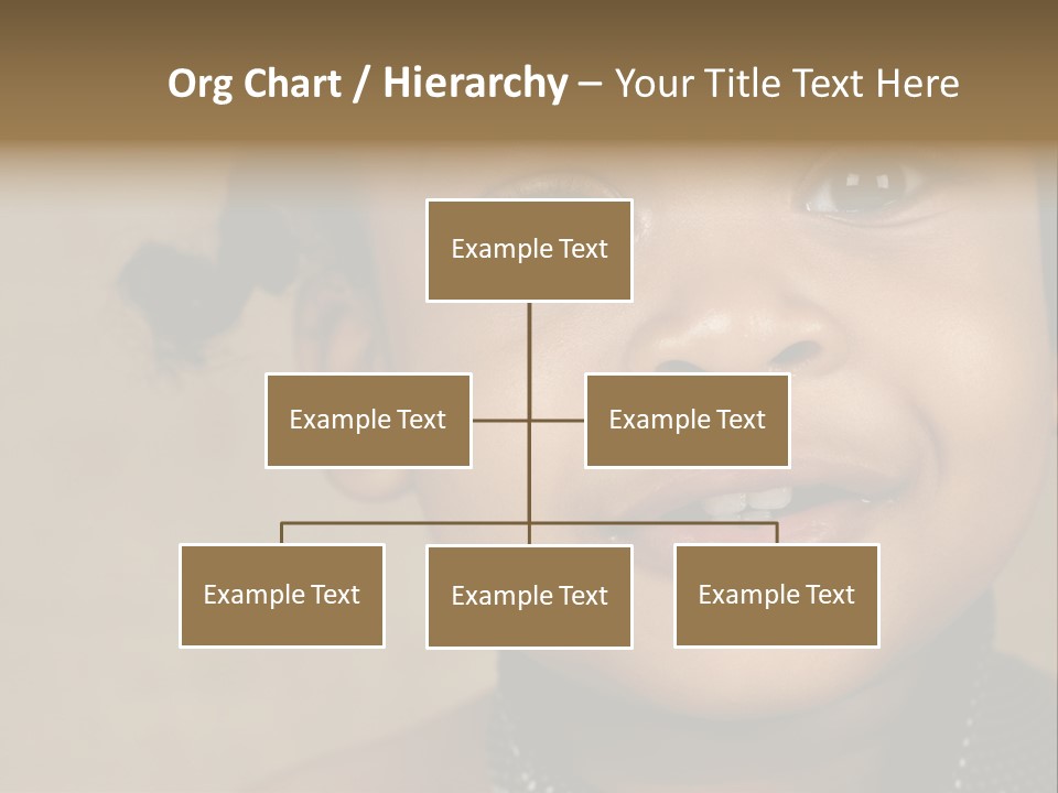 Young Boy Brown PowerPoint Template
