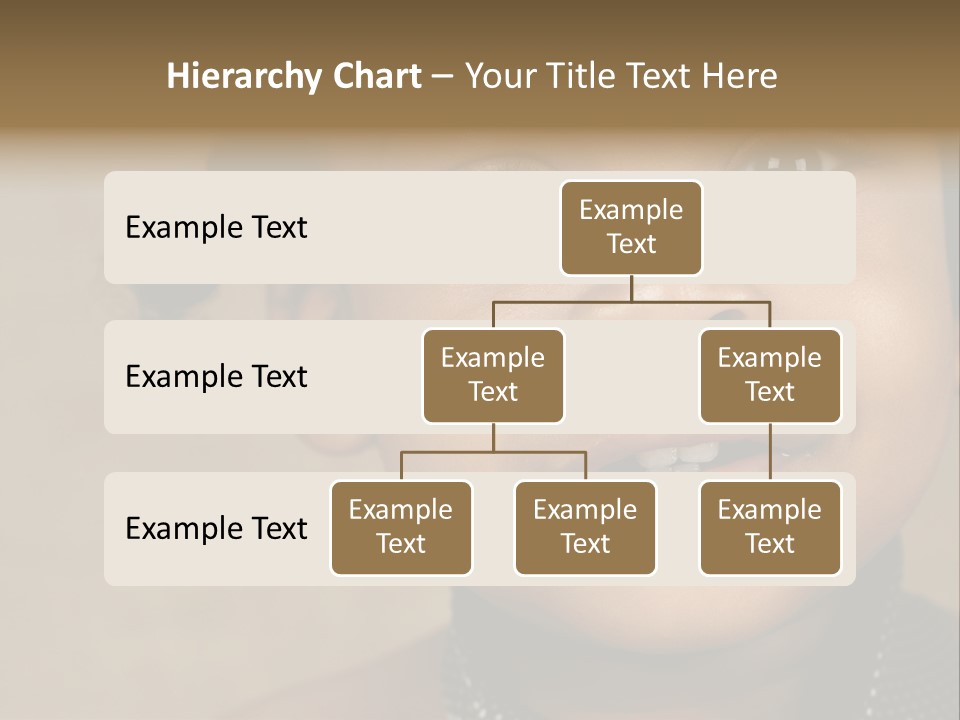 Young Boy Brown PowerPoint Template