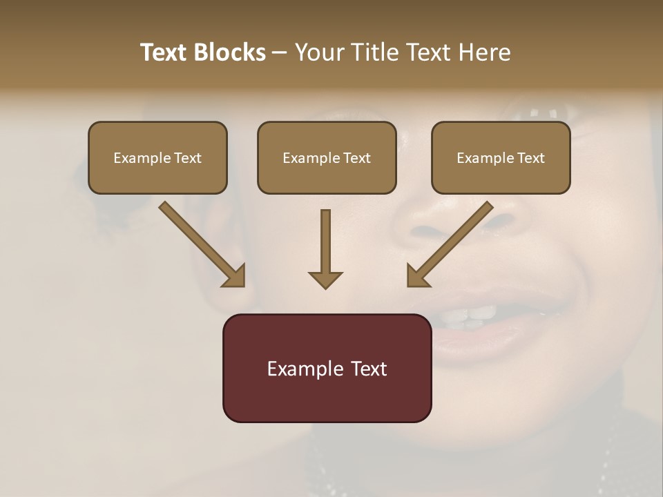 Young Boy Brown PowerPoint Template