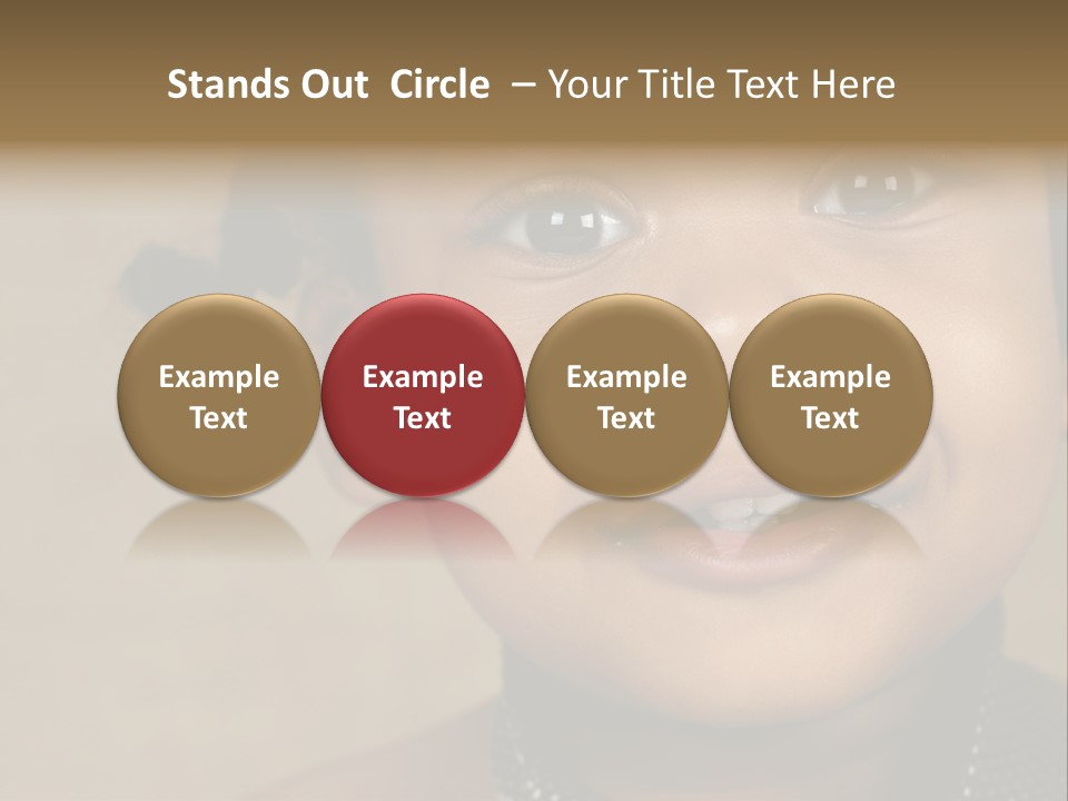 Young Boy Brown PowerPoint Template