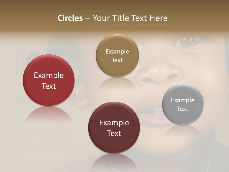 Young Boy Brown PowerPoint Template