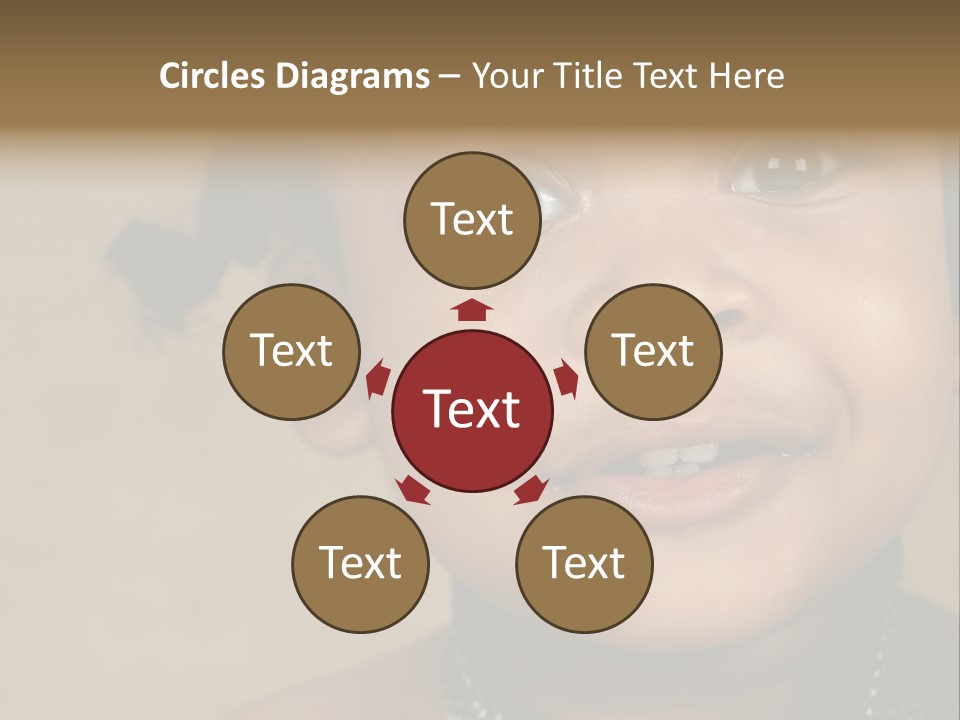 Young Boy Brown PowerPoint Template