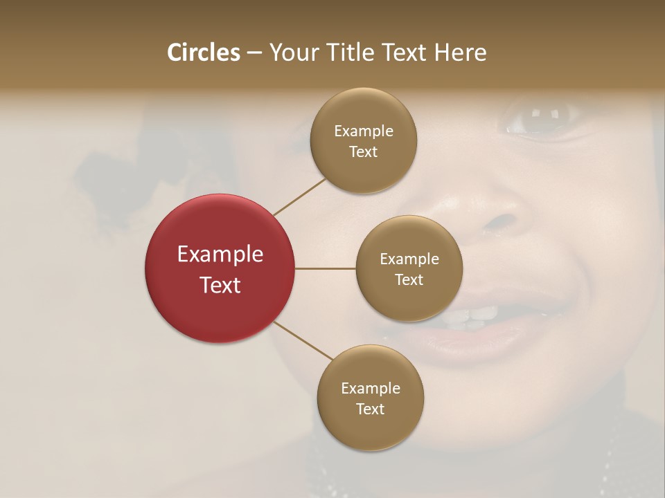 Young Boy Brown PowerPoint Template