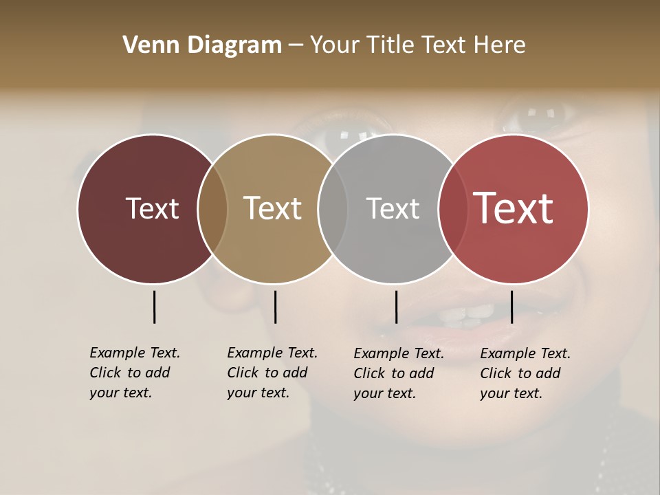 Young Boy Brown PowerPoint Template