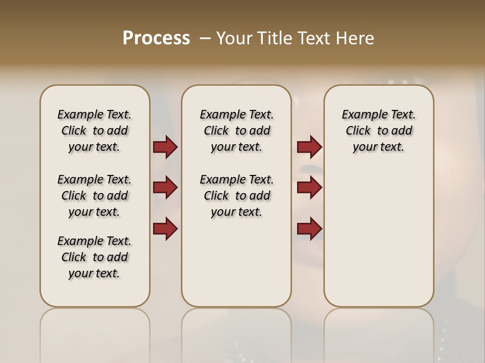 Young Boy Brown PowerPoint Template