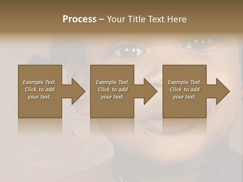 Young Boy Brown PowerPoint Template