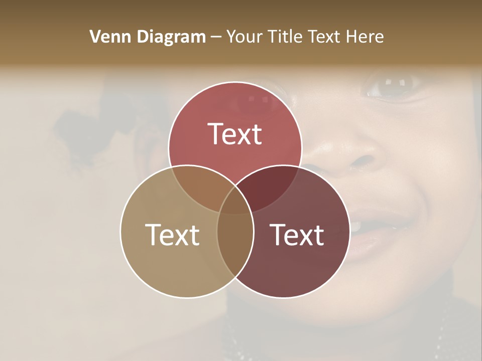 Young Boy Brown PowerPoint Template