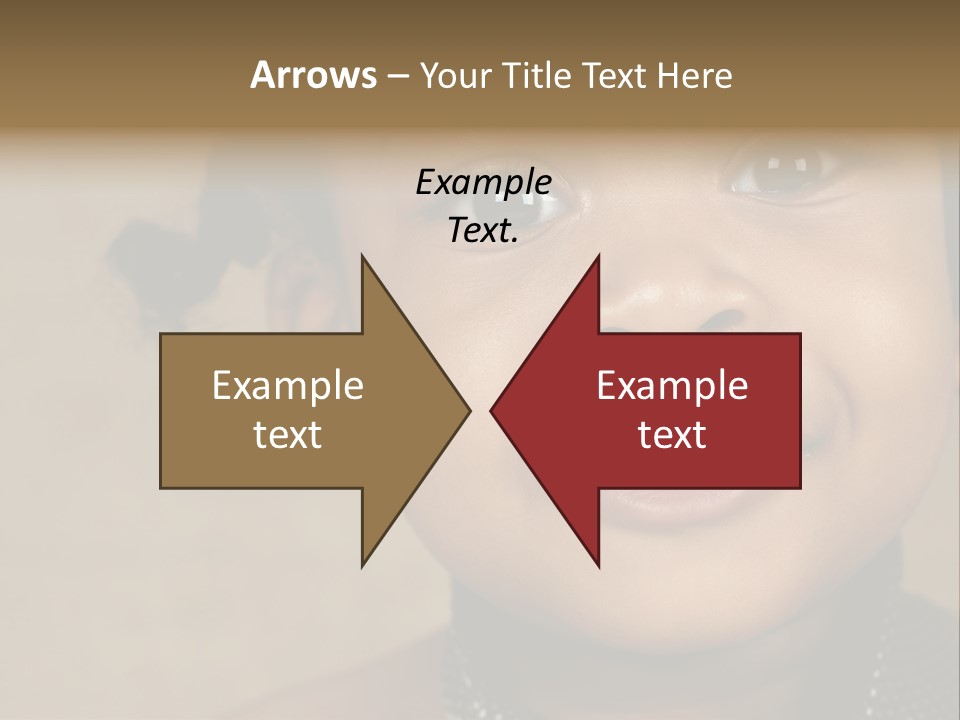 Young Boy Brown PowerPoint Template