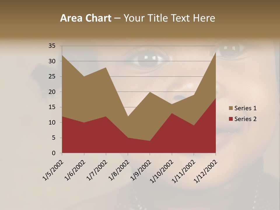 Young Boy Brown PowerPoint Template