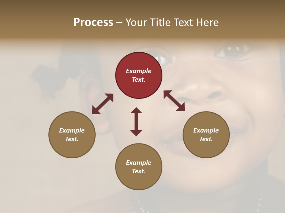 Young Boy Brown PowerPoint Template