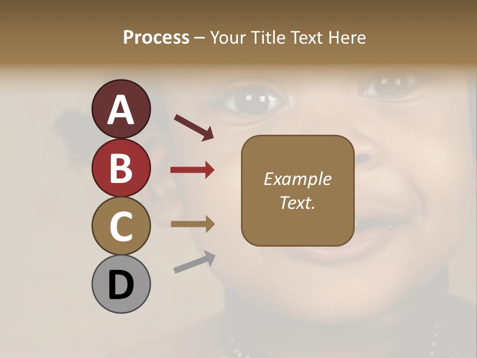 Young Boy Brown PowerPoint Template