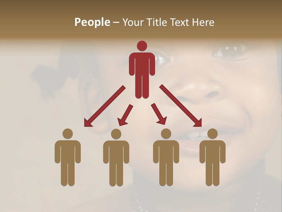 Young Boy Brown PowerPoint Template