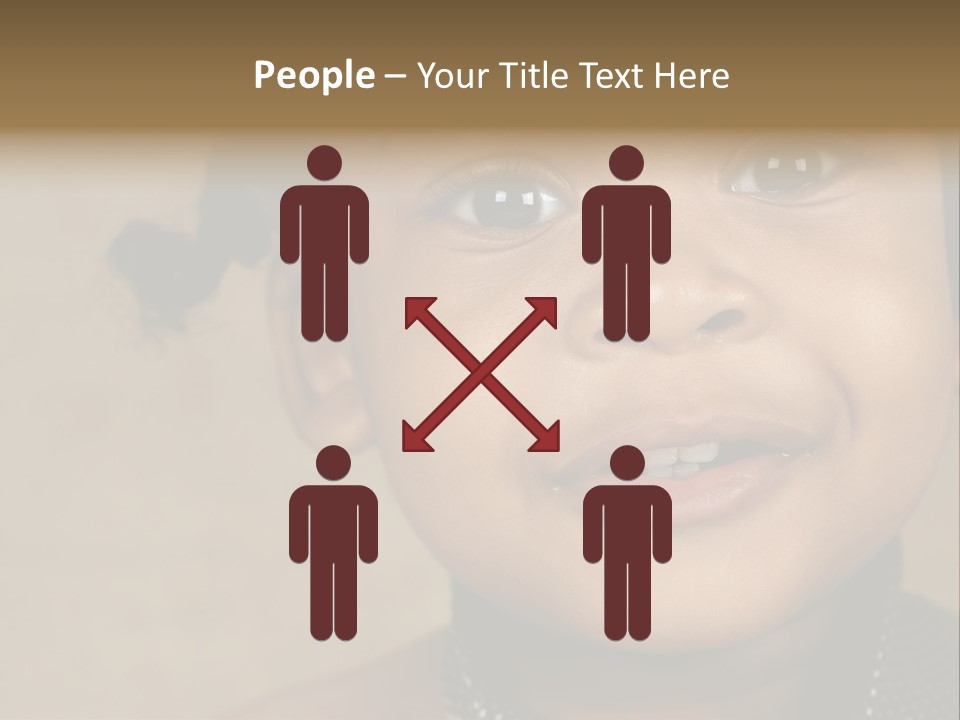 Young Boy Brown PowerPoint Template