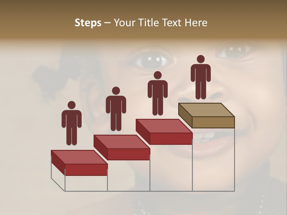 Young Boy Brown PowerPoint Template