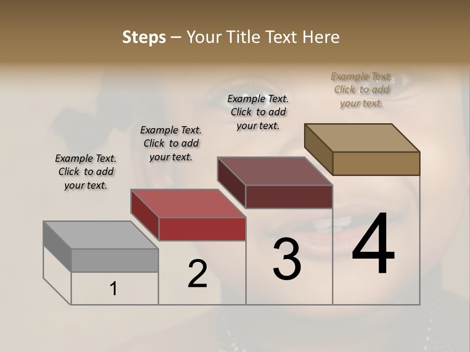 Young Boy Brown PowerPoint Template